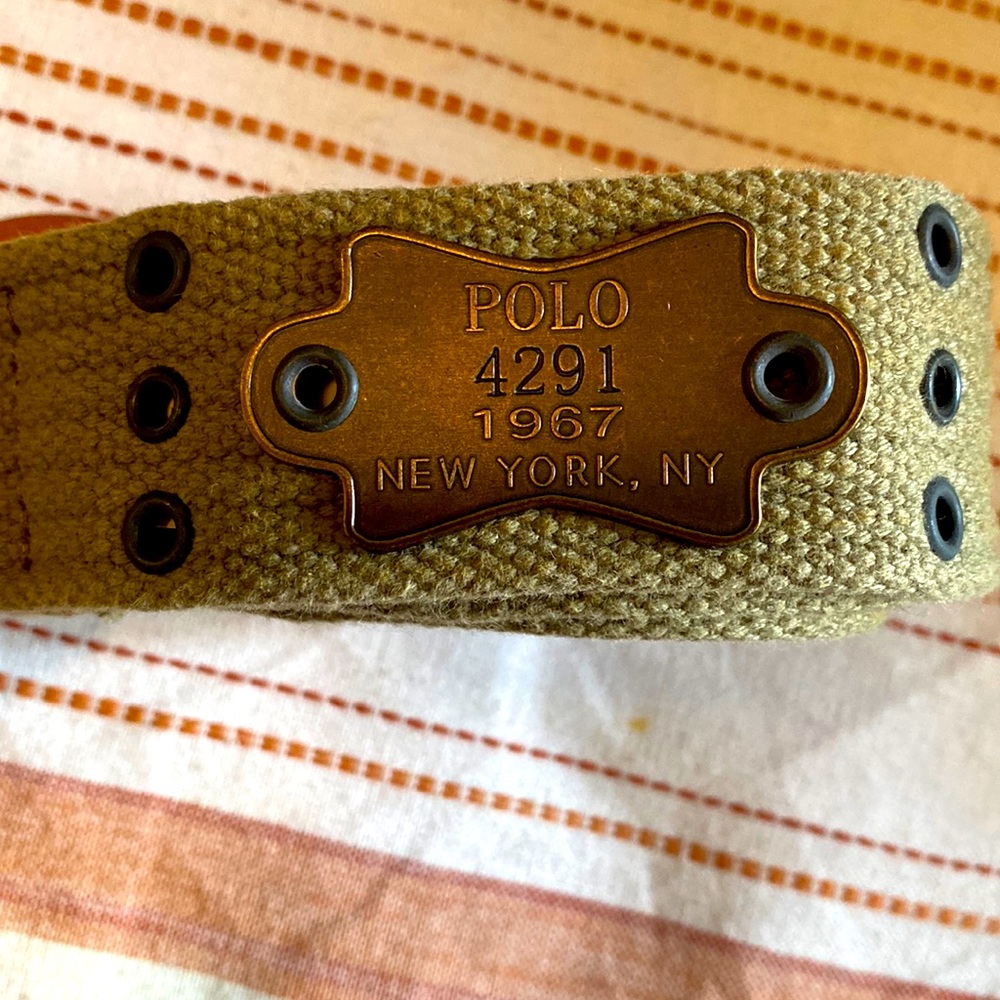 Polo Military inspired Belt